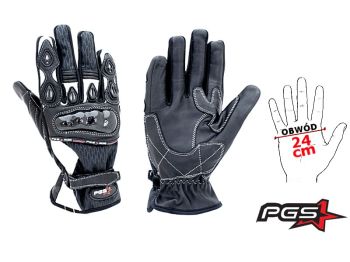 RĘKAWICZKI 786-1821 BLACK WHITE XL