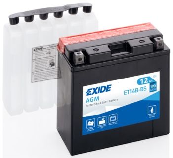 AKUMULATOR EXIDE YT14B-BS / ET14B-BS 12Ah AGM