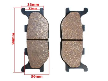 KLOCKI HAMULCOWE YAMAHA SR125 TZR150 MBK YP250 FM
