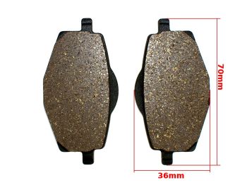 KLOCKI HAMULCOWE YAMAHA TZR50 DT125 MBK TZR50 ZY125