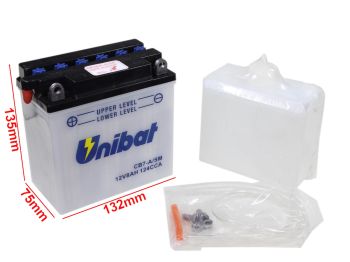 AKUMULATOR UNIBAT 12N7-4A/SM L+ 7Ah