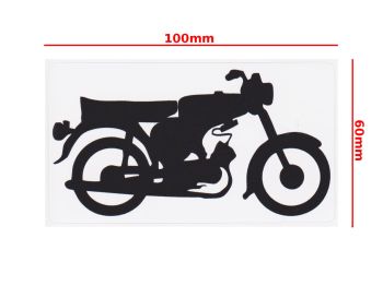 NAKLEJKA SIMSON S51 MOTOR CZARNA