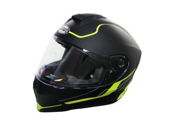 KASK VCAN H151 MATT BLACK NEON YELLOW KID YM 49-50 JUNIOR DZIECIĘCY
