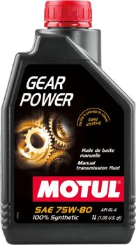 MOTUL GEAR POWER 75W80 GL-4 1L (TÄISSÜNT.)