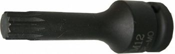 1/2" XZN 12-TÄHIK PIKK LÖÖKOTSIK M8. 80MM TRIUMF