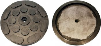 KUMMIPADI MET. PLAADIGA. AUTOTÕSTUKILE ÜMMARGUNE 120/110MM. KÕRGUS 19MM