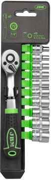 11-OS. 1/4" PADRUNITE KOMPL. 4-13MM. 12-KANT. "NEW GEN" JBM