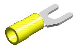 JUHTMEOTSIK HARK/KAHVEL KOLLANE Ø6.5MM 100TK M+