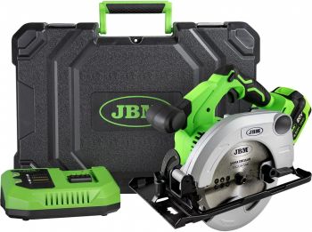 20V AKU KETASSAAG KOMPLEKT 165MM KETAS. 20MM AVA. 4300RPM. HARJAVABA. +4.0AH+ LAADIJA + KOHVER JBM*