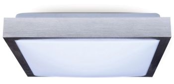 230V LED PLAFOON/VALGUSTI SAMIRA B 410X410MM (2XE27 PIRNILE. MAX 60W) IP20 KOBI