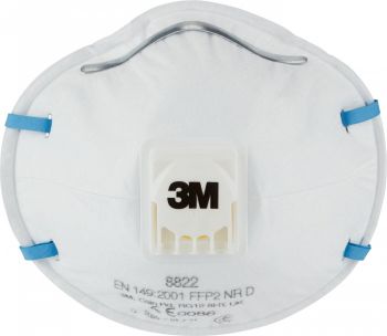 TOLMUMASK / KAITSEMASK / RESPIRAATOR KLAPIGA FFP2 1TK 8822 3M