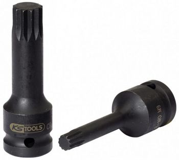 1/2" XZN 12-TÄHIK PIKK LÖÖKOTSIK M8. 75MM KS TOOLS