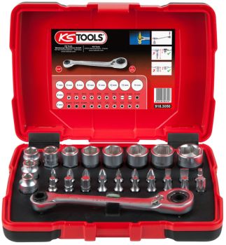 31-OS. 1/4" PADRUNID 5-14MM. TRELLIOTSIKUD PH-PZ-SL-TX KS TOOLS