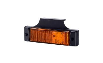 LD128 KÜLJETULI LED KOLLANE 12/24V JALAGA 0.5M JUHE (JALG ÄRAVÕETAV) 130X33X17MM