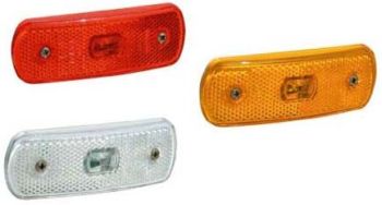 KÜLJETULI LED 12/24V PUNANE 104X36MM SIM