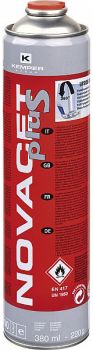 GAASIBALLOON 380ML (220G GAS) KEERMEGA 7/16" NOVACET PLUS 360°