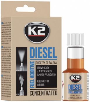 K2 DIESEL DIISLIKÜTUSE LISAND/PUHASTUSAINE 50ML
