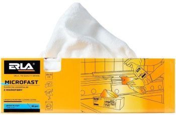 ERLA MICROFAST MIKROFIIBER PUHASTUSLAPID KARBIS 30X30CM 30TK