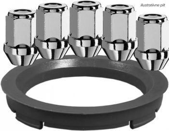 MUTTER M12X1.25/34/19 5TK. + 70.1-56.1 1TK. AUTEC NR.59