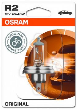 12V R2 PIRN 45/40W P45T HALOGEEN ORIGINAL BLISTER 1TK OSRAM
