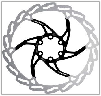 Motomaster Bicycle Flame Disc 223x2,0x16,5mm (black lacquered center)