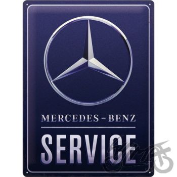 TABLICA PLAKAT 30x40 MERCEDES BENZ BLUE 23318