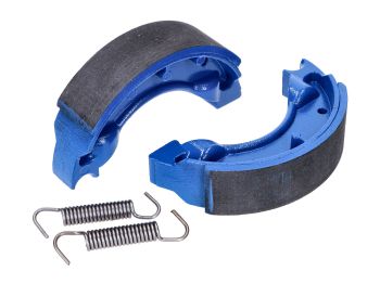 Brake shoe set Polini Sport 110x25mm incl. springs for drum brake for MBK Booster, Yamaha BWs