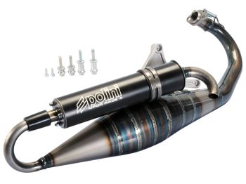 Exhaust Polini For Race 4 for Piaggio Liberty, Zip, Gilera DNA, Typhoon, Derbi GP1 (01-03) 50 2T