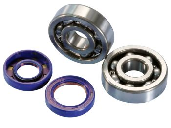 crankshaft bearing set Polini for Minarelli AM6, Generic, KSR-Moto, Keeway, Motobi, Ride, CPI, 1E40MA, 1E40MB