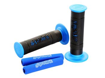 grip set Polini Big Evolution black / blue