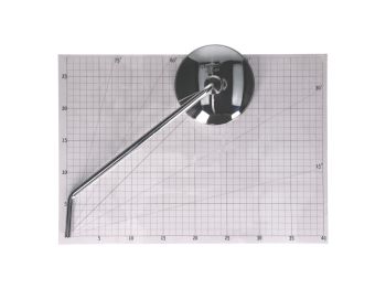 mirror left chromed for Vespa PX 125, 150, 200
