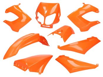 fairing kit orange for Derbi Senda R, SM X-Treme, SM DRD