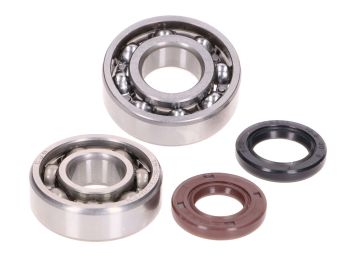 crankshaft bearing set w/ shaft seals for GY6 139QMA, QMB 4-stroke, Kymco