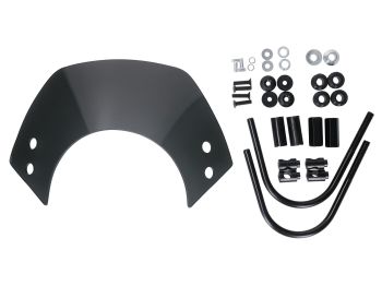 windshield short tinted w/ bracket for Vespa GT, GTS