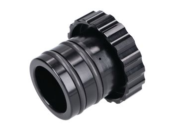 gas cap 66Heroes aluminum black, metal tank for Piaggio Ciao, Bravo