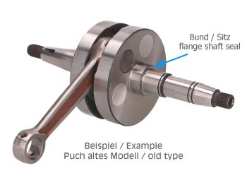 crankshaft sport for Puch Maxi E50 engine (old type)