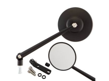 Mirror Standard SIP Series Pordoi for mounting at handlebar lower part right or left for Vespa all Classic models