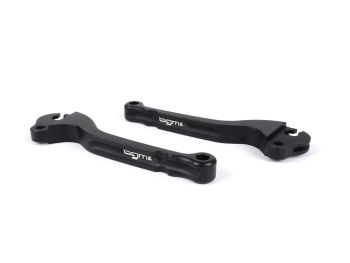 Brake and clutch lever set -BGM PRO CNC- bowden cable- Vespa Largeframe 1957-1998 - PX, T5, Sprint, Rally, GT, GTR, TS, VNA, VNB, VBB, VBA, GS, SS180, Smallframe 1963-1989 V50, 50N, V90, PV125, ET3, PK S, PK XL1 - matt black