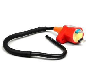 High tension coil -BGM PRO- Peugeot 50-100 cc, Honda 50 cc , Kymco 50 cc - SPEEDFIGHT1, SPEEDFIGHT2, SPEEDFIGHT3, XFIGHT, TKR, TREKKER, VIVACITY, BUXY, ELYSEO, ELYSTAR, SPEEDAKE, SQUAB, ST, SV, ZENITH, GY6 (4-stroke) 50 cc (139QMA/B)