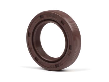 Oil seal 19x30x6,5mm -BGM PRO FKM/Viton® (E10/etahnol resistant)- (used for crankshaft drive side Piaggio 50 cc 2-stroke)