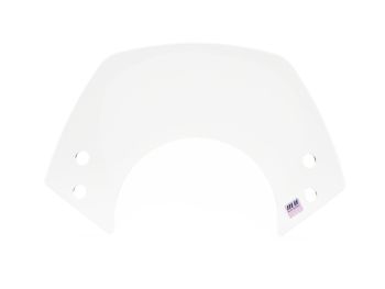 Flyscreen without bracket -MOTO NOSTRA, w=340mm, h=105mm- Vespa GT, GTL, GTS, GTS Super 125-300cc - colourless