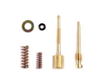Fuel/air mixture screw and throttle valve ajduster screw set -BGM ORIGINAL M4 for BGM KWP carburettor (24mm - 26mm)