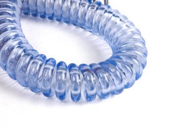 Key ring -MOTO NOSTRA Spiral- length 150mm - blue