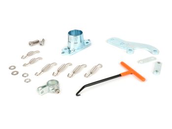 Exhaust -BGM PRO Clubman V4.0- Lambretta (1st series - 2nd series, 3rd series) - unpainted