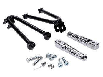 Rear footrest set with mounting material for Beta RR 50