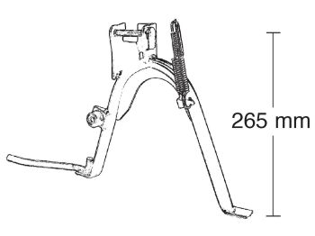 main stand Buzzetti for MBK Flipper, Yamaha Why, Beta Quadra, Tempo, Malaguti Ciak 50