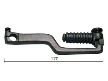 kickstart lever Buzzetti black for Honda Zoomer, Kymco 4T, Yamaha Neos, Kisbee, Speedfight 3