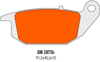 brake pads Delta Braking sintered DB2075RDN