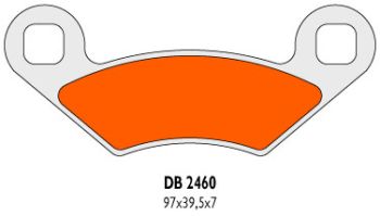 brake pads Delta Braking sintered DB2460OR-N