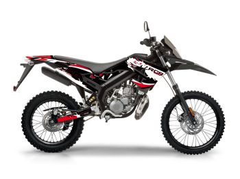 decal set black-white-red glossy for Gilera RCR 50 2018-